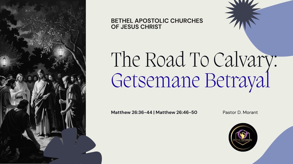 Bible Study series with Pastor Donovan Morant